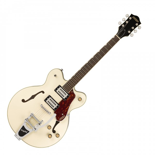 Gretsch G2622T Streamliner Center Block Double-Cut with Bigsby, Laurel Fingerboard, Vintage White - Front