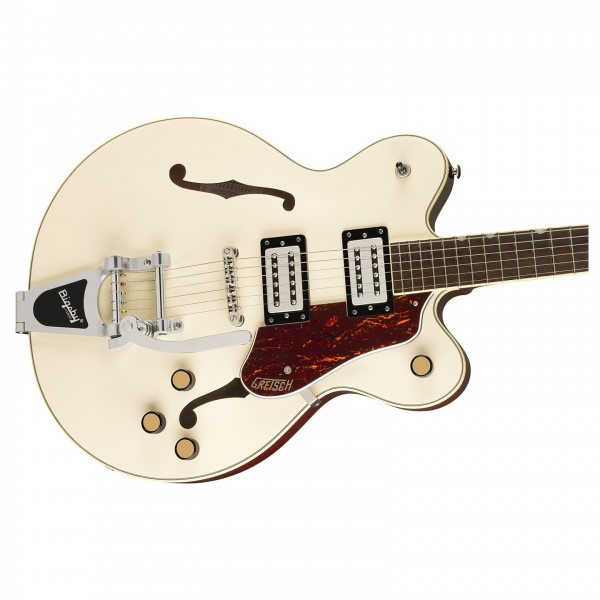 Gretsch G2622T Streamliner Center Block Double-Cut with Bigsby, Laurel Fingerboard, Vintage White - Body