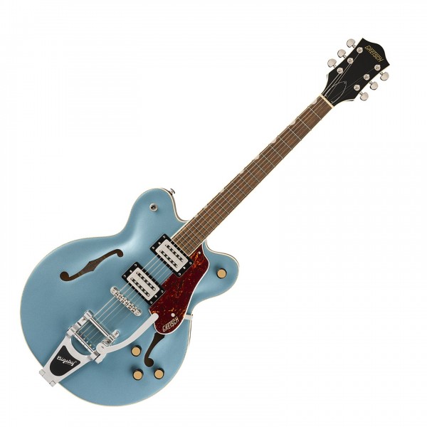 Gretsch G2622T Streamliner Center Block Double-Cut with Bigsby, Laurel Fingerboard, Arctic Blue - Front