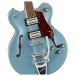 Gretsch G2622T Streamliner Center Block Double-Cut with Bigsby, Laurel Fingerboard, Arctic Blue - Bridge