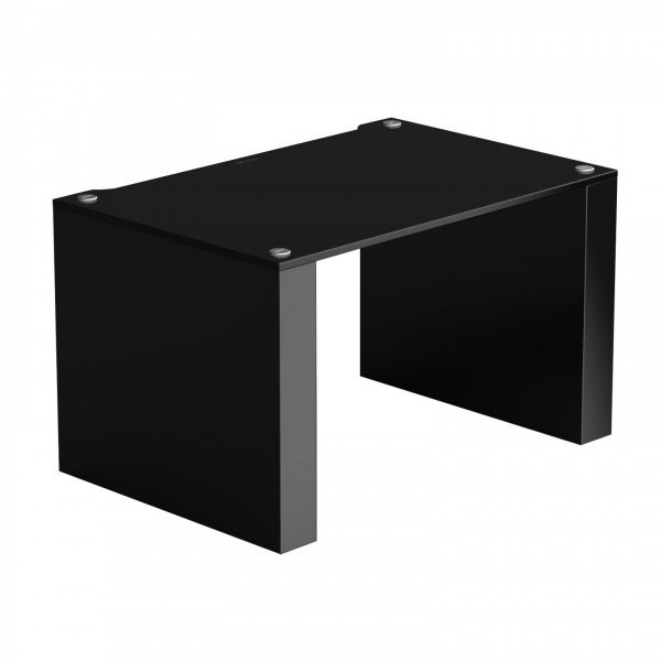 Blok Stax 2G Shelf LP, Glass & High Gloss Black