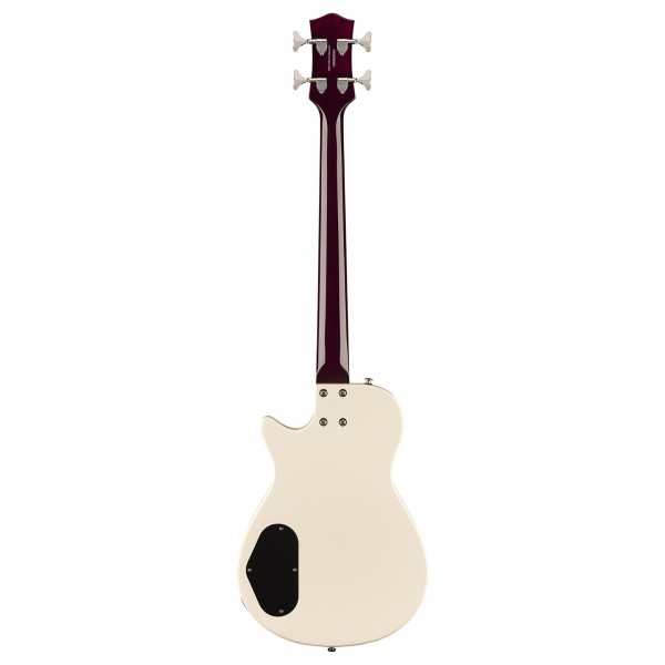 Gretsch Streamliner Jet Club Bass Single-Cut, Laurel Fingerboard, Vintage White - Back