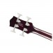 Gretsch Streamliner Jet Club Bass Single-Cut, Laurel Fingerboard, Walnut Stain - Headstock, Back