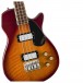 Gretsch Streamliner Jet Club Bass Single-Cut, Laurel Fingerboard, Havana Burst - Bridge