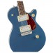 Gretsch Streamliner Jet Club Single-Cut with Wraparound, Laurel Fingerboard, Dark Denim - Bridge