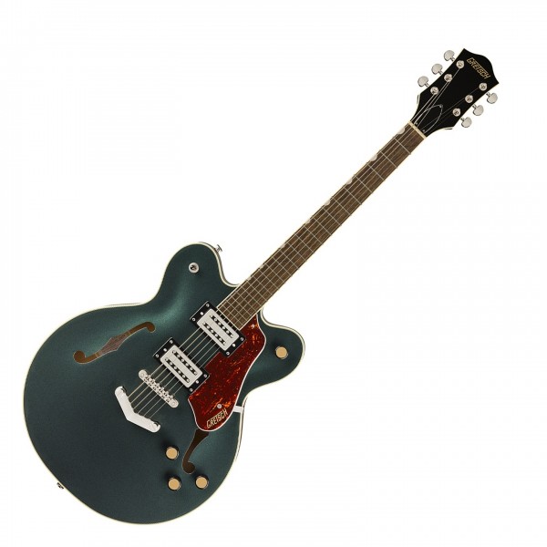 Gretsch G2622 Streamliner Center Block Double-Cut with V-Stoptail, Cadillac Green - Front