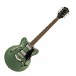 Gretsch G2655 Streamliner Center Block Jr. Double-Cut z ogonem V-Stoptail, stalowy oliwkowy