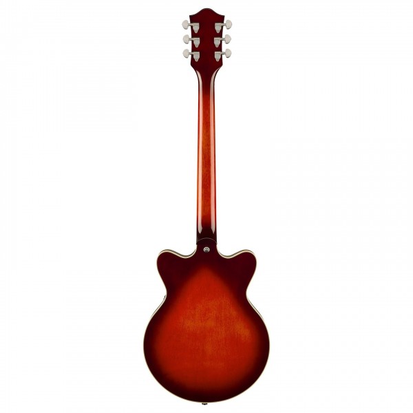 Gretsch G2655 Streamliner Center Block Jr. Double-Cut with V-Stoptail, Claret Burst - Back