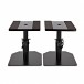 Desktop Monitor Speaker Stands by Gear4music, Pair - Front