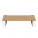 Blok Stax 2G Shelf 120, Natural Ash & Satin White - Front