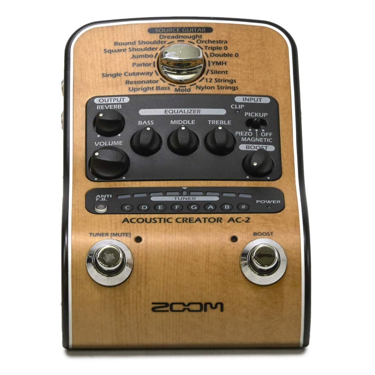 Zoom Ac-2 Acoustic Creator Pedal - Secondhand at Gear4music