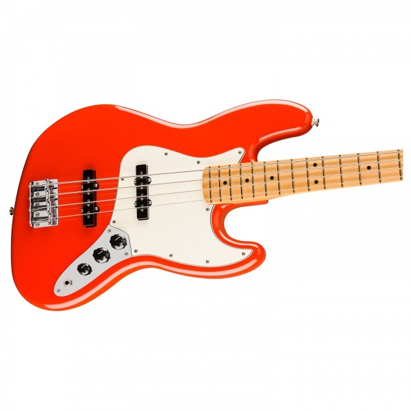 Fender Player II Jazz Bass, Maple Fingerboard, Coral Red