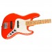 Fender Player II Jazz Bass, Maple Fingerboard, Coral Red