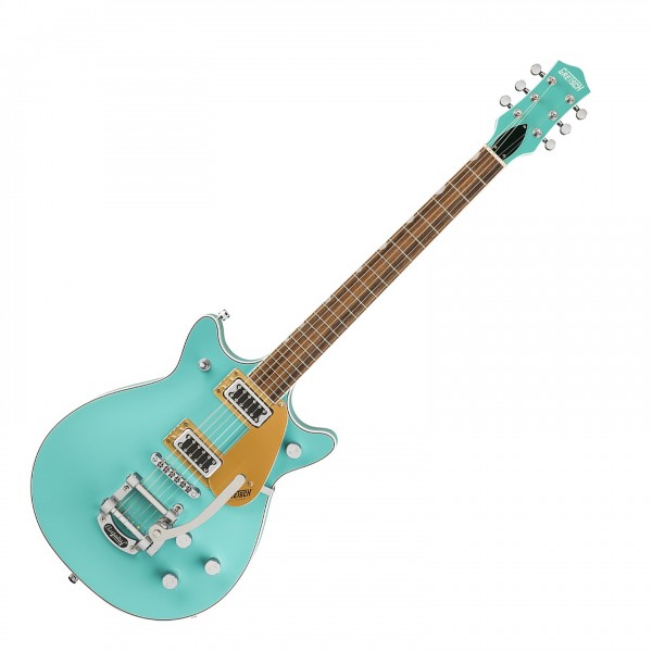 Gretsch G5232T Electromatic Double Jet FT with Bigsby, Laurel Fingerboard, Caicos Green - Front