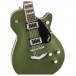 Gretsch G5220 Electromatic Jet BT Single-Cut with V-Stoptail, Laurel Fingerboard, Olive Metallic - Bridge