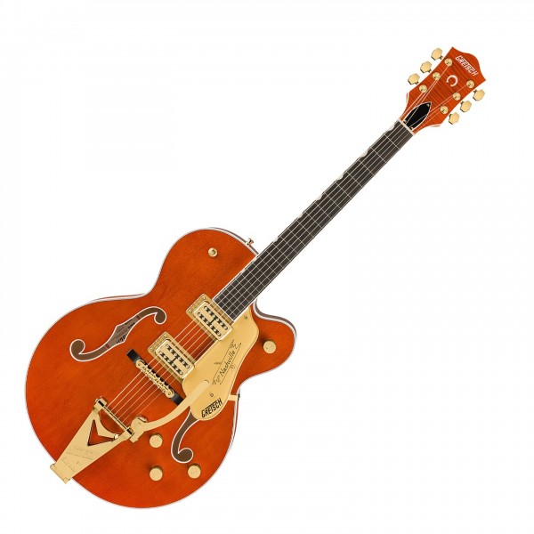 Gretsch Nashville Hollow Body with String-Thru Bigsby, Ebony Fingerboard, Orange Stain - Front