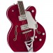 Gretsch Tennessean Hollow Body with String-Thru Bigsby, Rosewood Fingerboard, Deep Cherry - Bridge