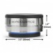 IsoAcoustics OREA Indigo Equipment Isolation Puck (Single) - Dimensions