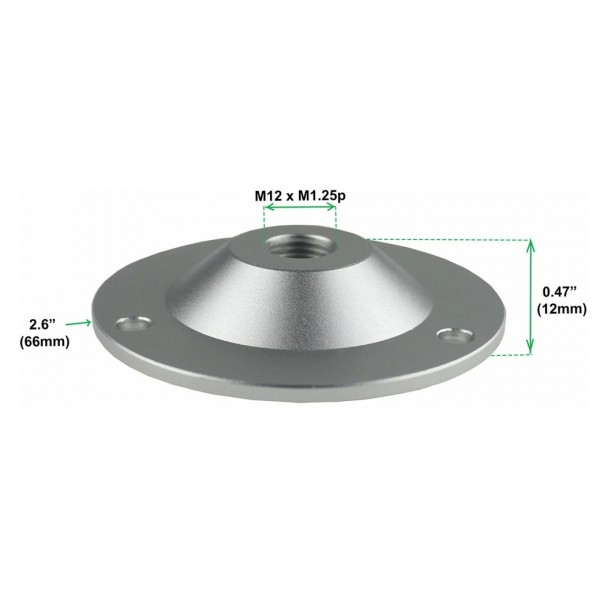 IsoAcoustics GAIA 1 B&W Adaptor Plate - Dimensions