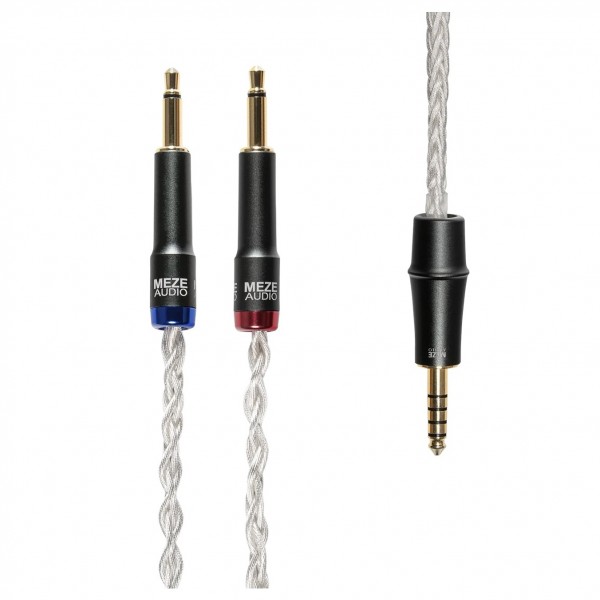 Meze Premium Silver 4.4mm to 3.5mm Headphone Cable, 1.3m