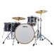 Ludwig Continental 26'' Zep Set Shell Pack, Black Lacquer - Front