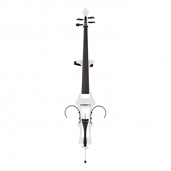 Electric Cello Amplifier & Accessories Pack by Gear4music, White