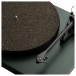 Pro-Ject Cork & Rubber-IT Turntable Mat on Pro-Ject Carbon EVO Satin Green Fir Turntable