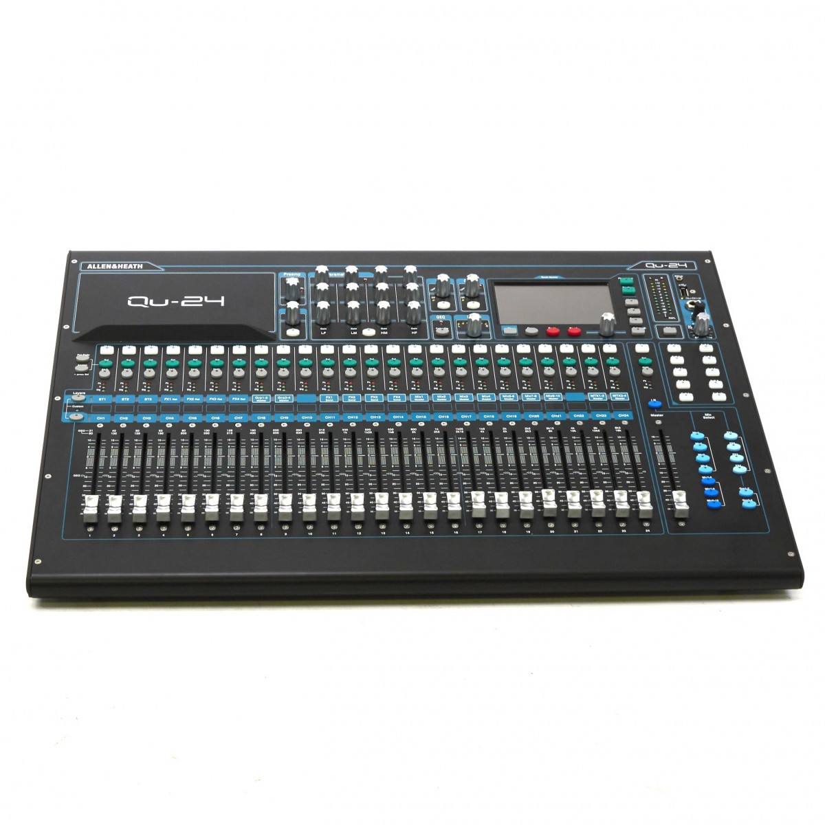 Allen and Heath Qu24 Digital Mixer, Chrome Edition Secondhand at