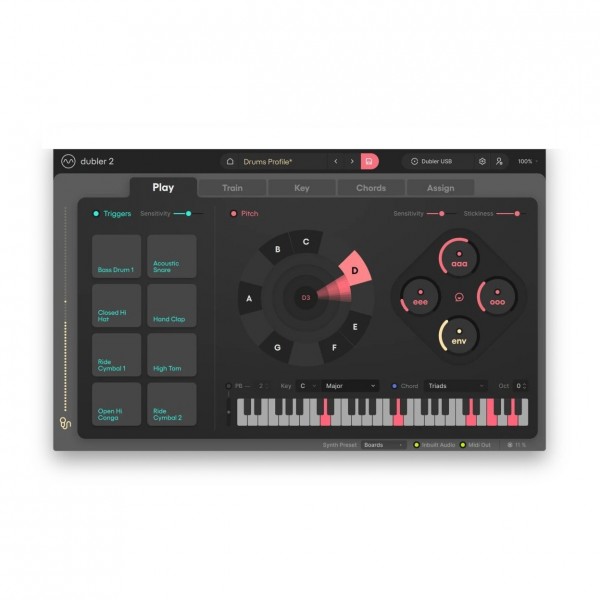 Vochlea Dubler Studio Kit 2 - Nearly New at Gear4music