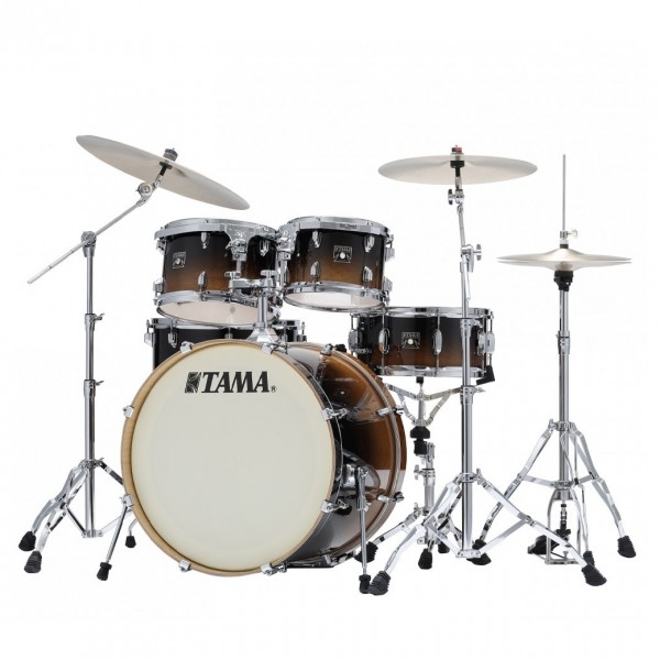 Tama Superstar Classic 22" w/ Hardware, Coffee Fade - Angle