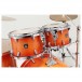 Tama Superstar Classic 22'' w/ Hardware, Tangerine Lacquer Burst - Rack Toms