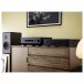 Yamaha CD-C603 5 Disc CD Changer, Black - Lifestyle image with Yamaha R-N800A Network Receiver and NS-600A Bookshelf Speaker