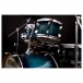 Tama Superstar Classic 22'' 5pc Shell Pack, Blue Lacquer Burst - Lifestyle 4