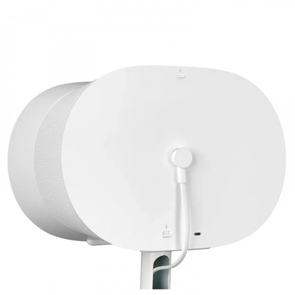 Mountson Floor Stand for Sonos Era 300 (Pair), White Back View