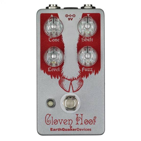 EarthQuaker Devices Cloven Hoof Fuzz Top Panel