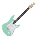 LA Electric Guitar by Gear4music, Seafoam Green - Nearly New