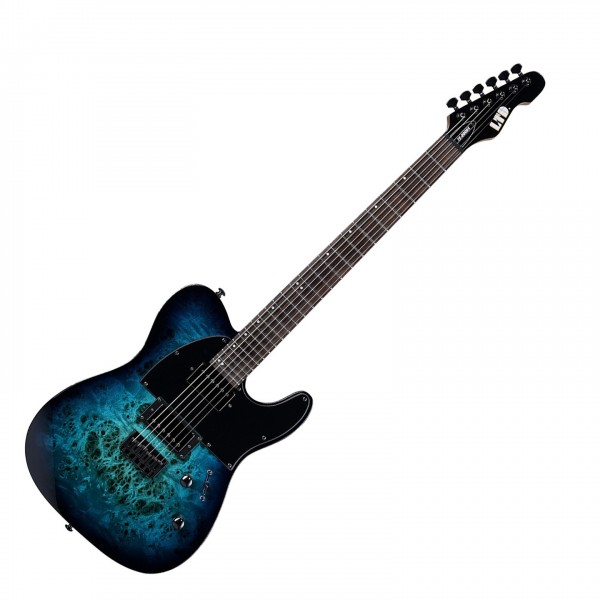 ESP LTD TE-200DX, Blue Burst - Front