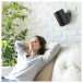 Mountson Wall Mount for Sonos Era 100 (Pair), Black Lifestyle View