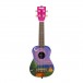 Kala Ukadelic Soprano Ukulele, Happy Camper/Purple