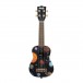 Kala Ukadelic Soprano Ukulele, Spaced Out/Black