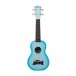 Kala Makala Dolphin Soprano Ukulele, Light Blue Burst