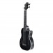 Kala Matte Black Journeyman U-Bass, Fretted w/Bag