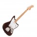 Squier Affinity Seria Jaguar, klonowa podstrunnica, biały Pickguard, Mystic Metallic Brown