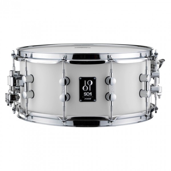 Sonor SQ1 14" x 6.5" Birch Snare Drum, Satin Pure White