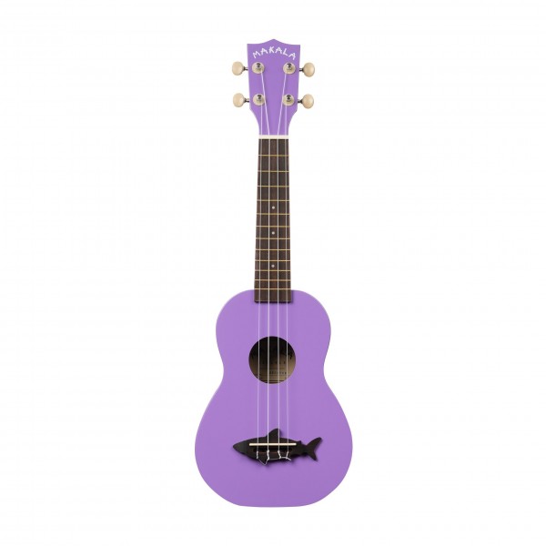 Makala Shark, Soprano Ukulele, Sea Urchin Purple, Vintage Finish