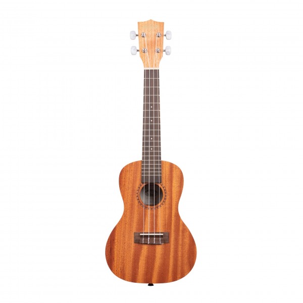 Kala Spruce Top Concert No Binding Bundle w/ Bag, Tuner, Strap & Strings