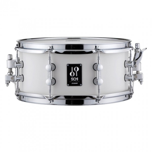 Sonor SQ1 13" x 6" Birch Snare Drum, Satin Pure White