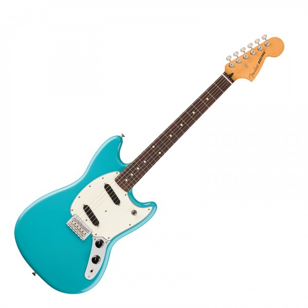 Fender Player II Mustang, Rosewood Fingerboard, Aquatone Blue - Front