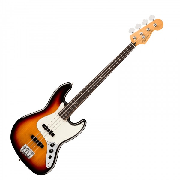 Fender Player II Jazz Bass, Rosewood Fingerboard, 3-Colour Sunburst - Front