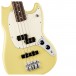 Fender Player II Mustang Bass PJ, Rosewood Fingerboard, Hialeah Yellow - Bridge